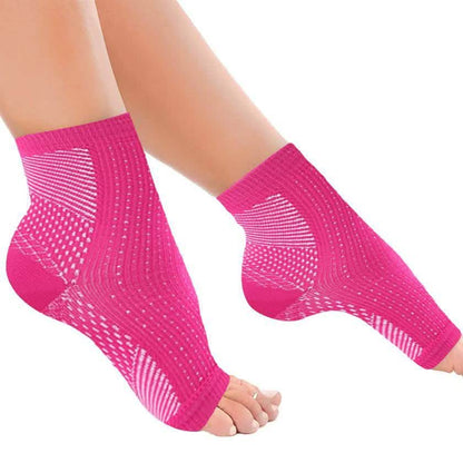 Copper-Infused Plantar Fasciitis Compression Foot Sleeves