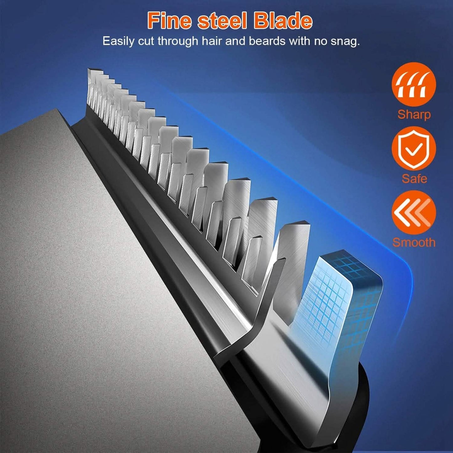 Cordless Beard Trimmer USB Rechargeable Beard Grooming Kit