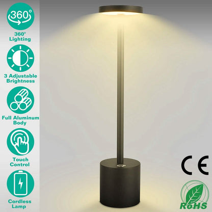 Cordless Portable Rechargeable Table Lamp