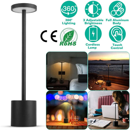 Cordless Portable Rechargeable Table Lamp