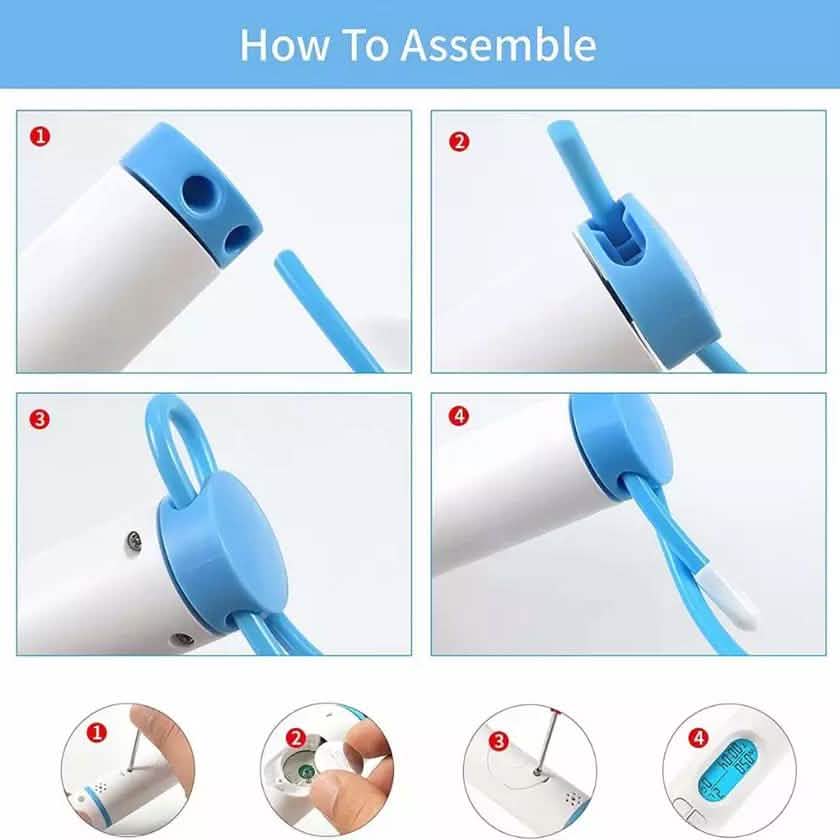 Cordless Weighted Jump Rope Digital Smart Skipping Jump Ropes with Counter
