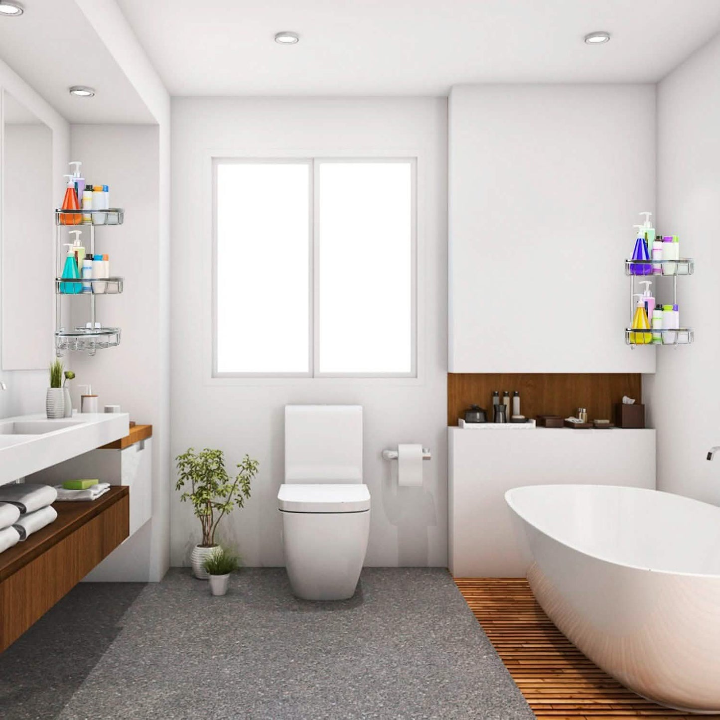 Corner Shower Caddy Shelf