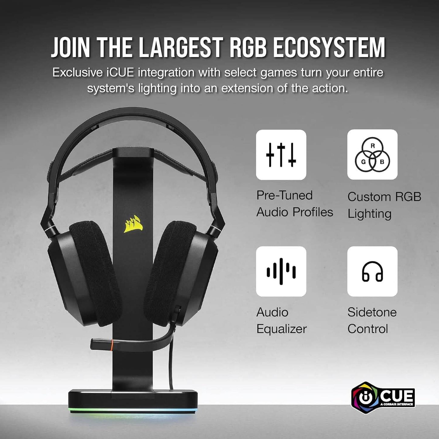 Corsair HS80 RGB USB Premium Gaming Headset (Refurbished)