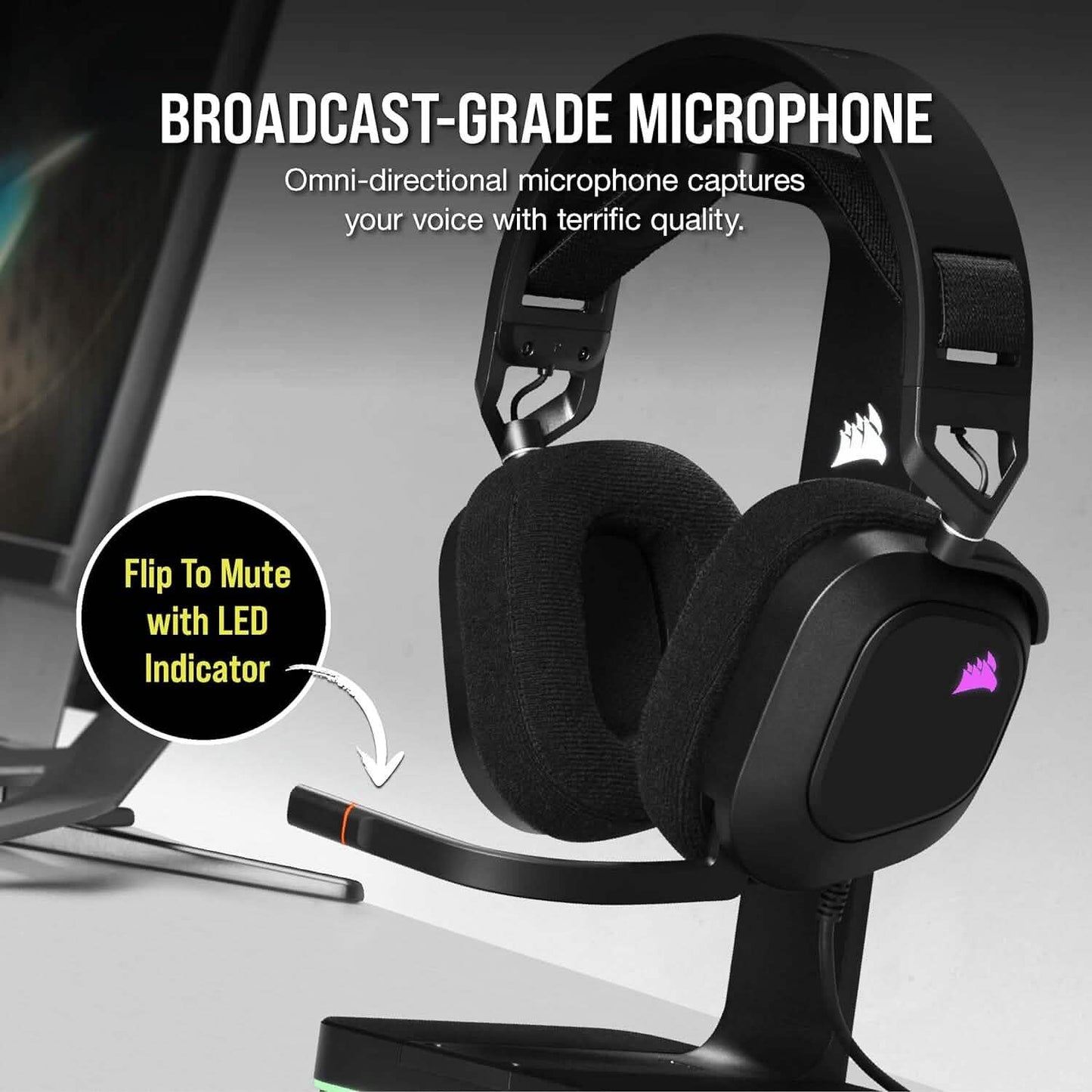 Corsair HS80 RGB USB Premium Gaming Headset (Refurbished)