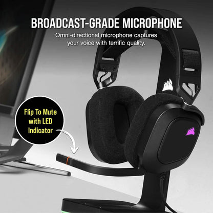 Corsair HS80 RGB USB Premium Gaming Headset (Refurbished)