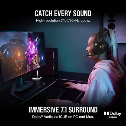 Corsair HS80 RGB USB Premium Gaming Headset (Refurbished)