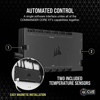 CORSAIR iCUE COMMANDER CORE XT, Digital Fan Speed and RGB Lighting Controller  (Refurbished)