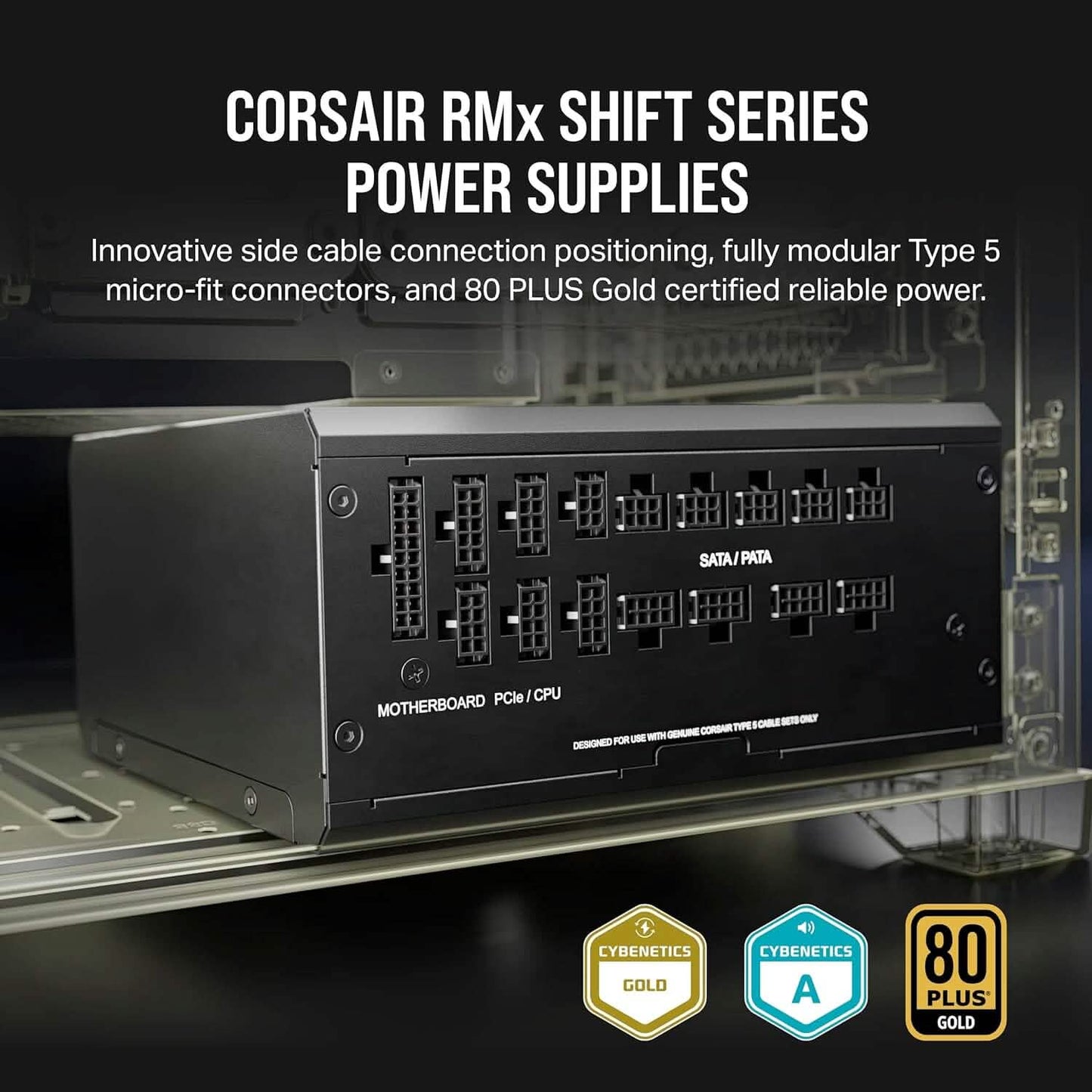 Corsair RM1200x Shift Fully Modular ATX Power Supply (Refurbished)