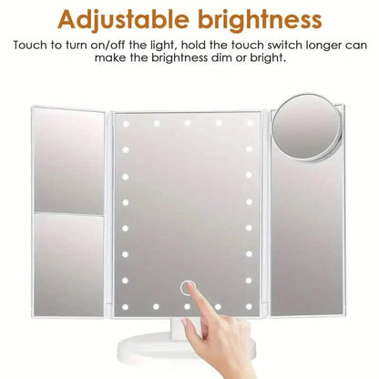 Cosmetic Mirror with Lights and 10X Magnification