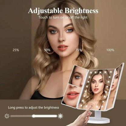 Cosmetic Mirror with Lights and 10X Magnification