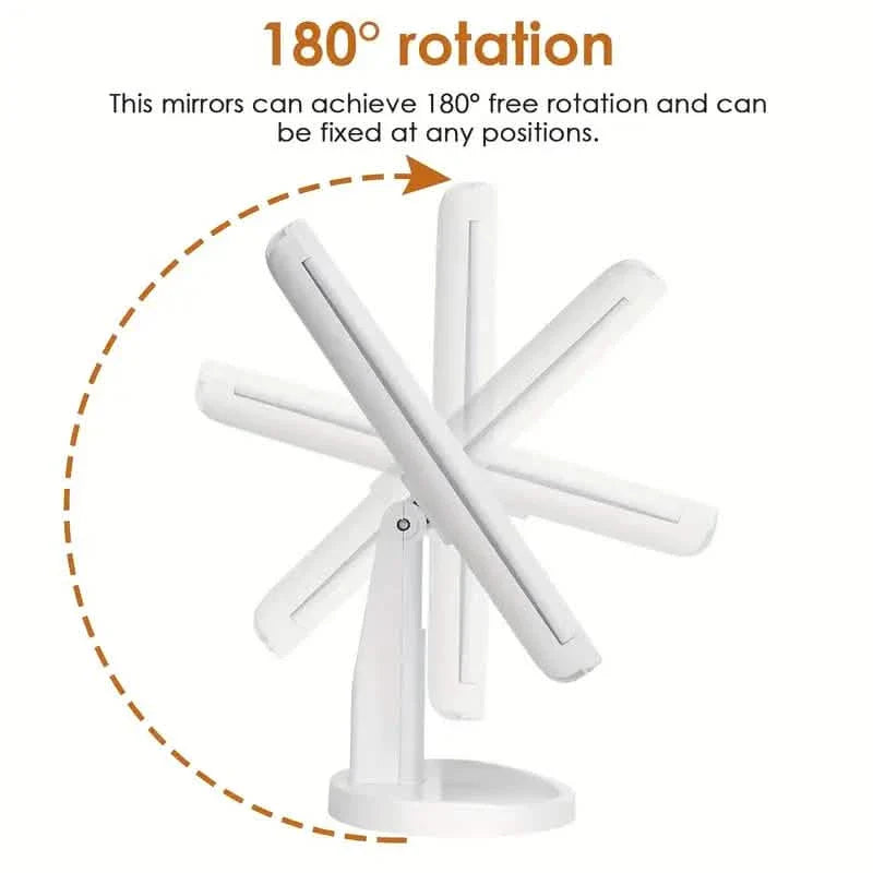 Cosmetic Mirror with Lights and 10X Magnification