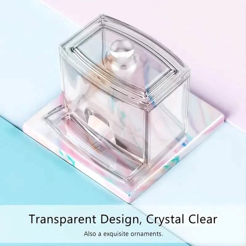 Cotton Swab Holder Cotton Ball Dispenser Organizer Clear  Storage Containers