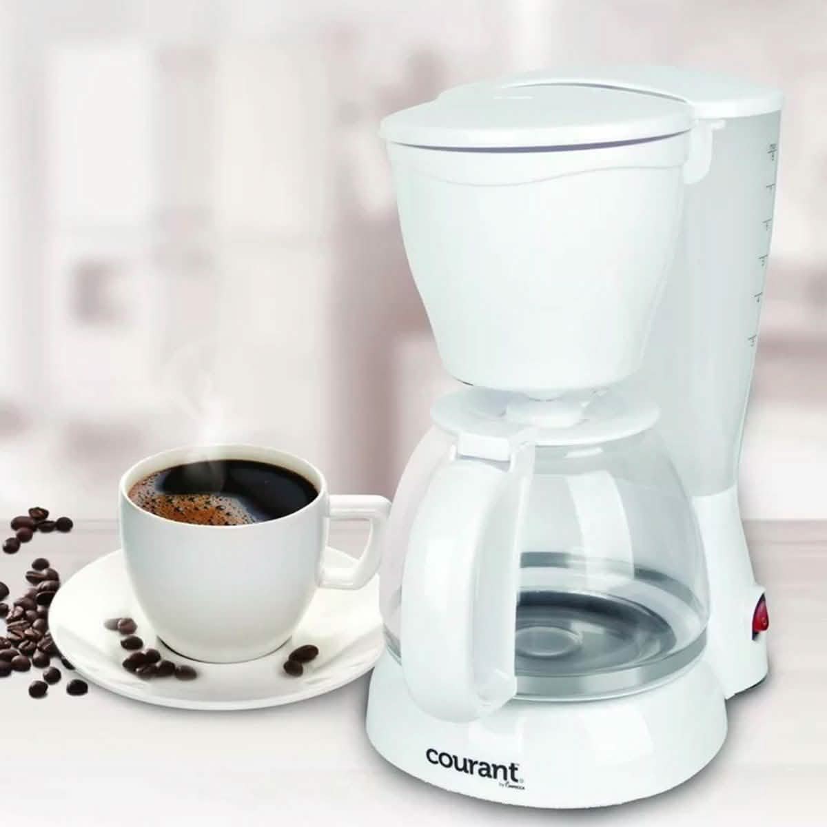 Courant  8 Cup Coffee Maker with Permanent Filter & Spoon