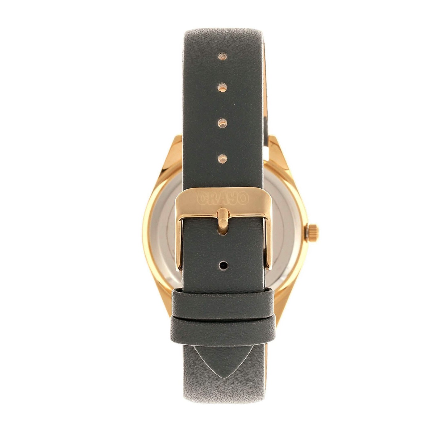 Crayo Graffiti Multicolor Dial Powder Leather Watch