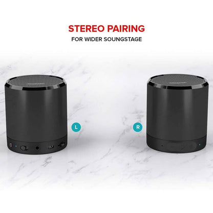 Creative Metallix Portable Mini Speaker - Black (Refurbished)