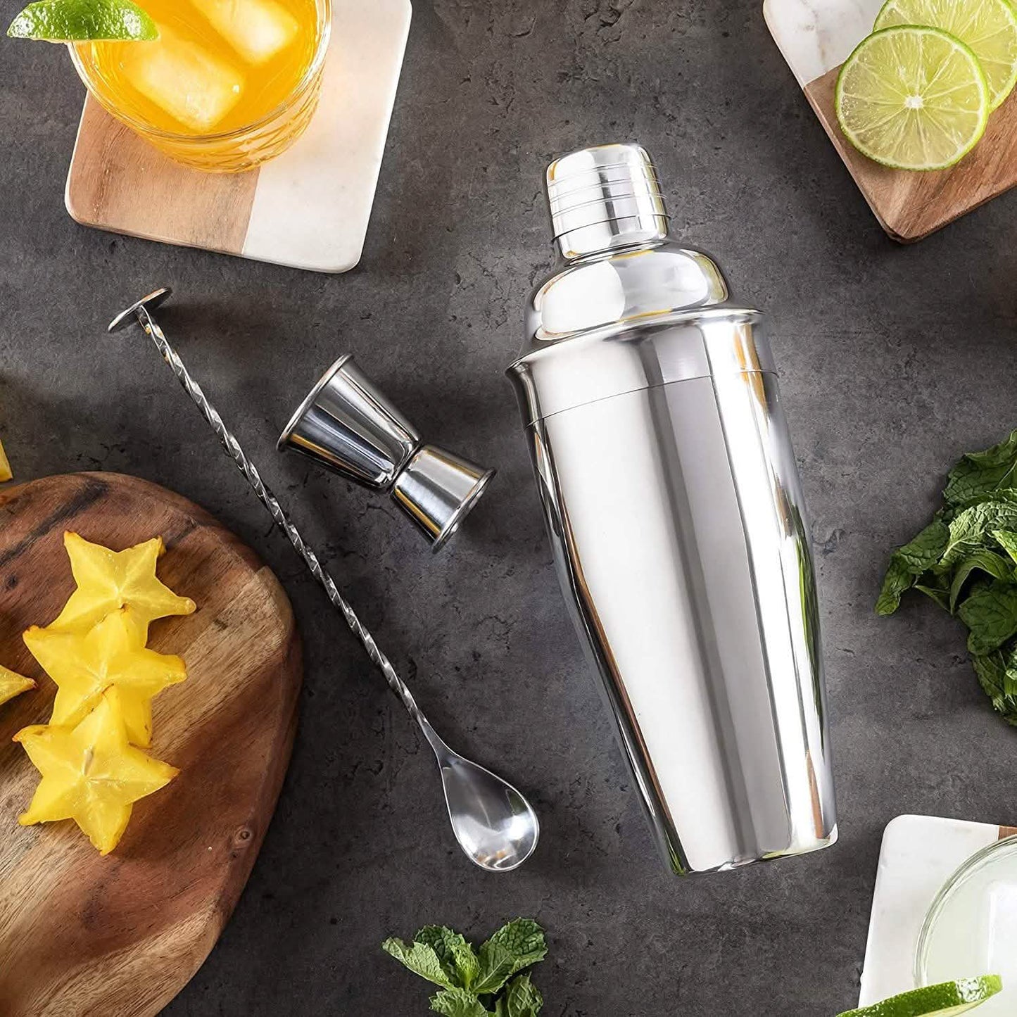 Cresimo 24 Ounce Cocktail Shaker Bar Set