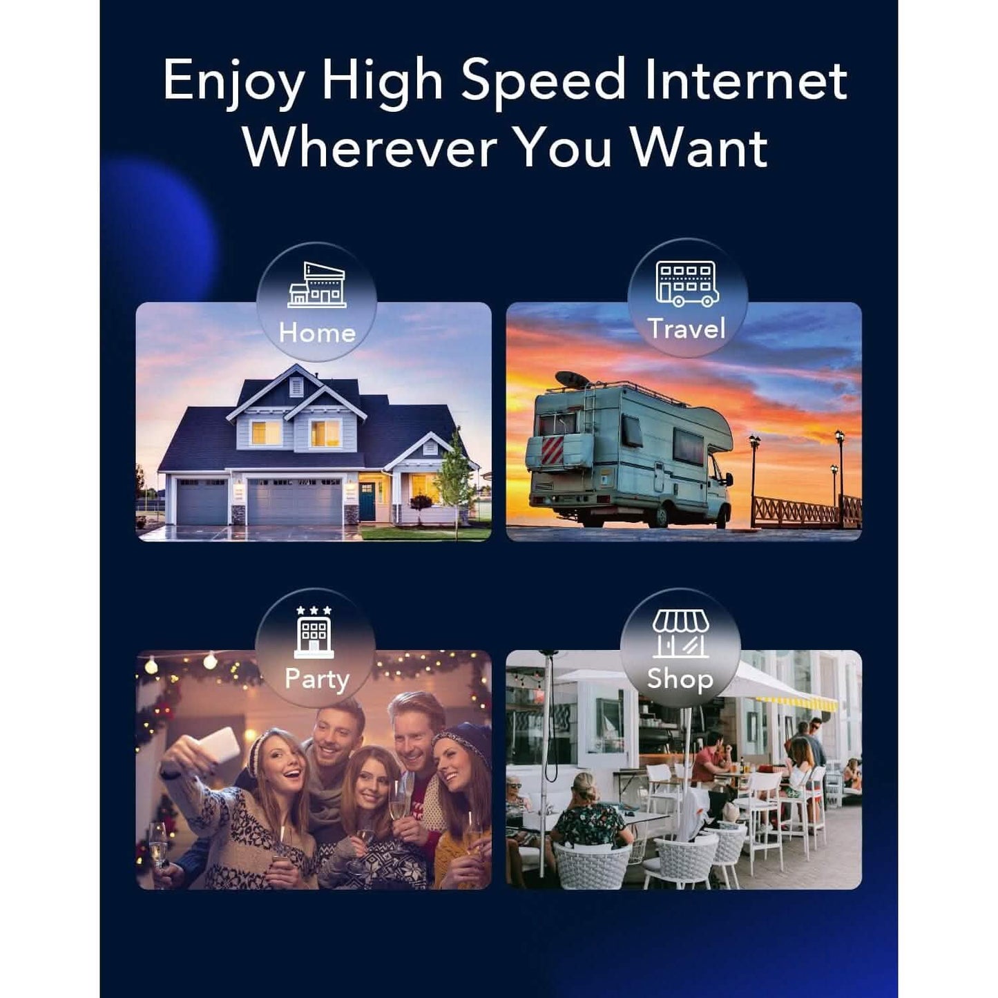 Cudy 4G LTE Cat 12 WiFi Router  (Refurbished)