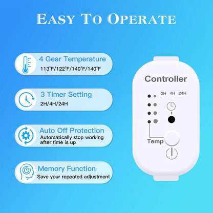 Curing  Machine Silicone Resin Heating Mat with Smart Timer