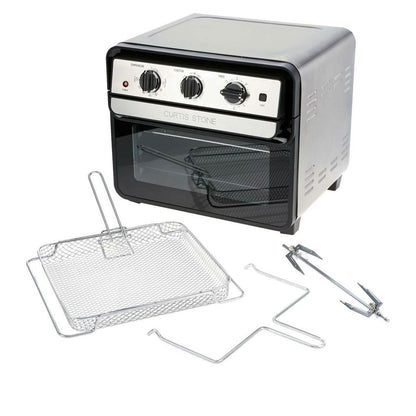 Curtis Stone Dura-Electric 1700-Watt 22L Air Fryer Oven with Rotisserie (Refurbished)