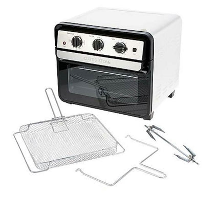Curtis Stone Dura-Electric 1700-Watt 22L Air Fryer Oven with Rotisserie (Refurbished)
