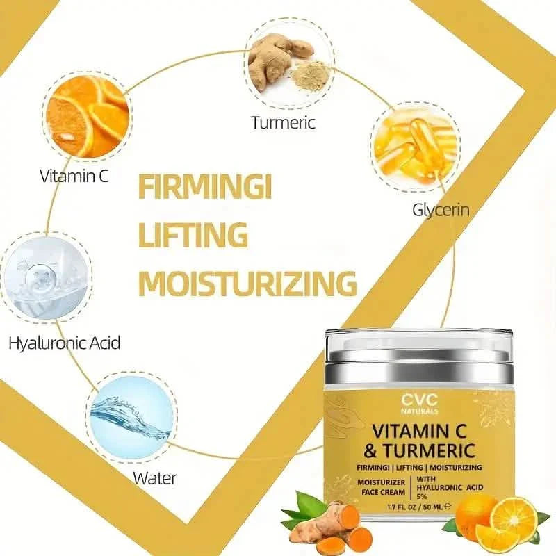 CVC Naturals Turmeric-Collagen Cream - Deeply Hydrating and Nourishing