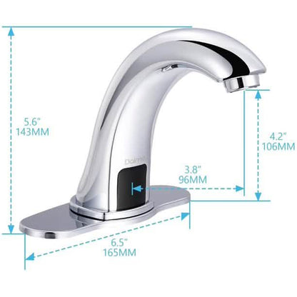 Dalmo Battery Powered Touchless Bathroom Faucet
