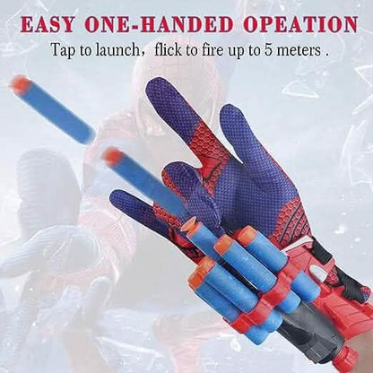 Dart Spider Gloves Web Shooter Toy Set