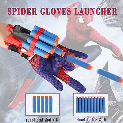 Dart Spider Gloves Web Shooter Toy Set