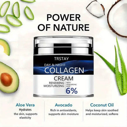Day and Night Hydrating Collagen Cream with Hyaluronic Acid