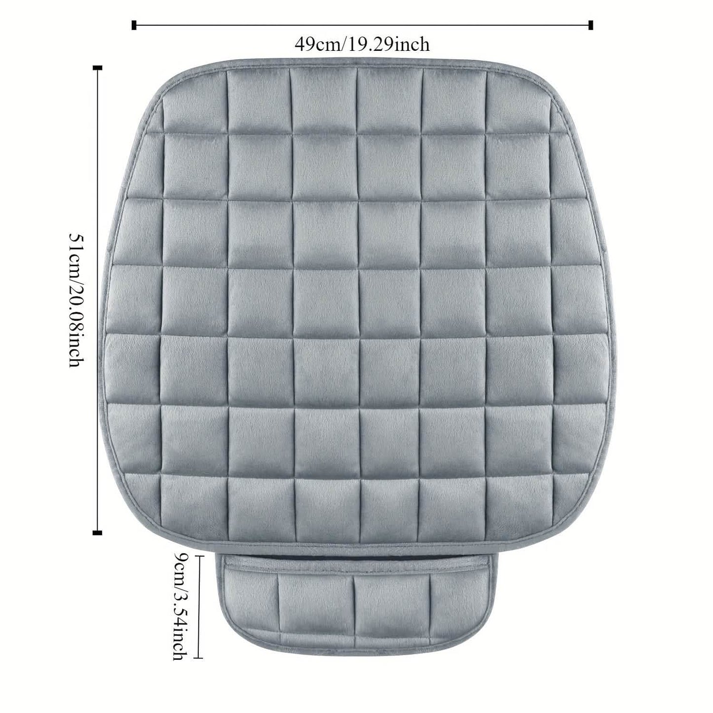 Winter Car Seat Cover – Universal Front Seat Cushion, Anti-Slip, Breathable