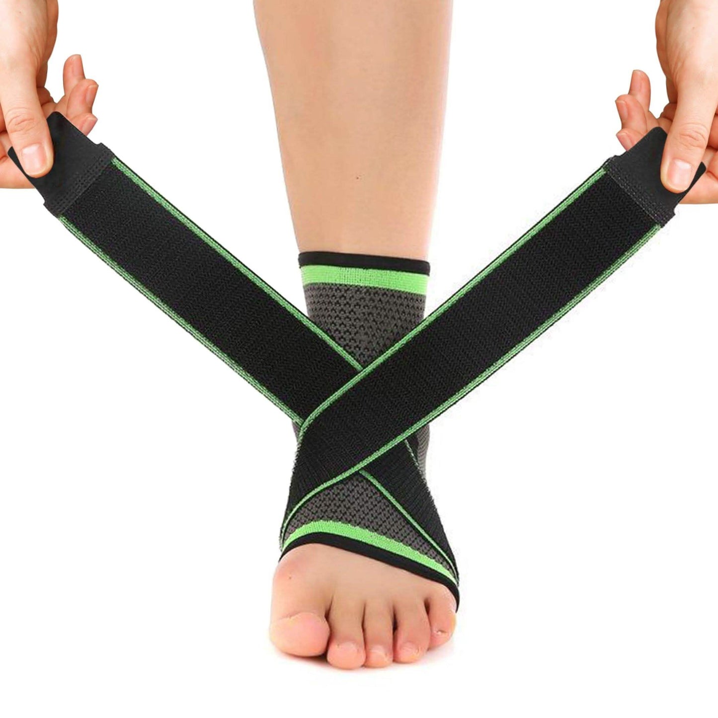 DCF Adjustable Ankle Compression Sleeve for Men and Women