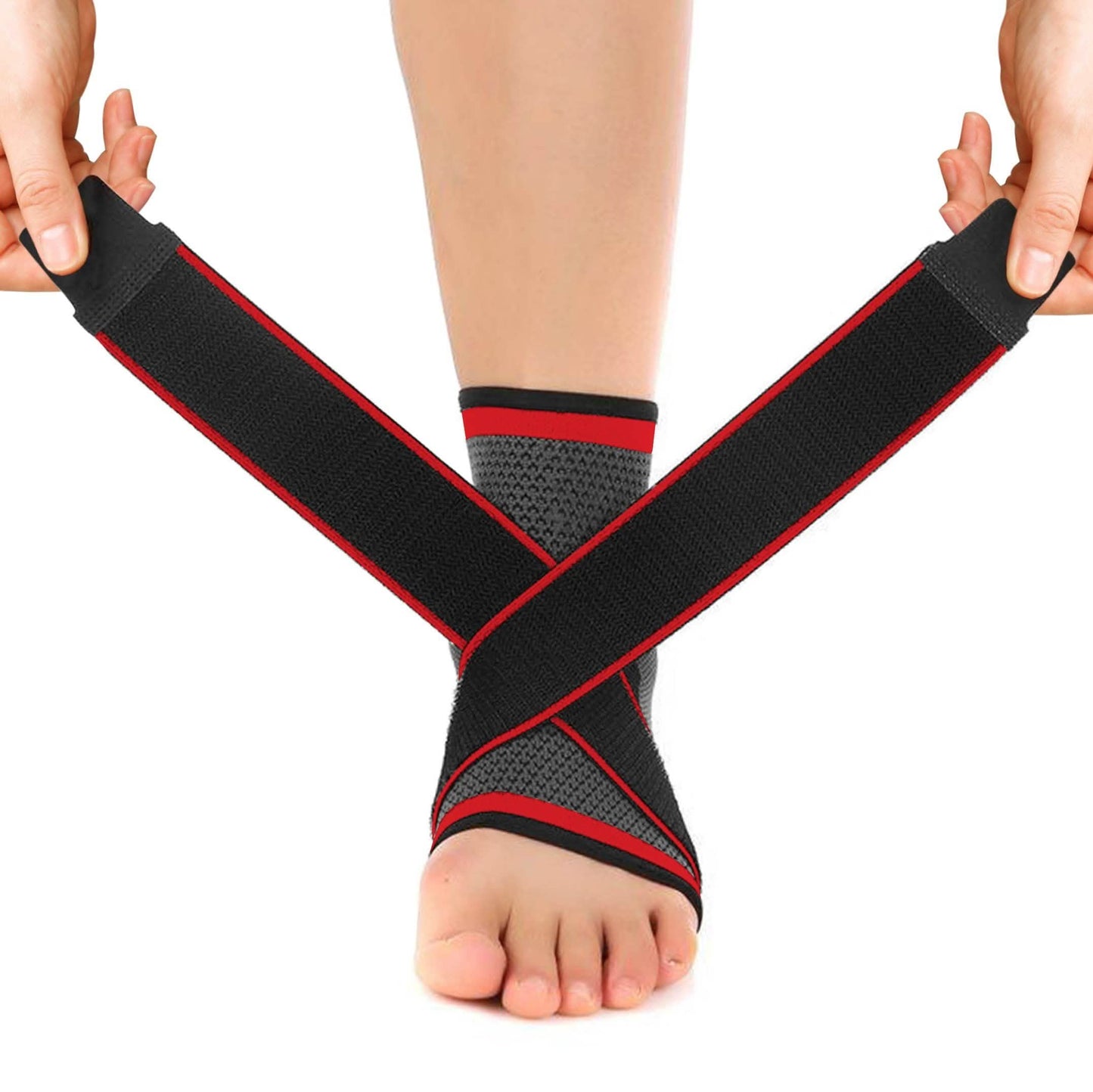 DCF Adjustable Ankle Compression Sleeve for Men and Women