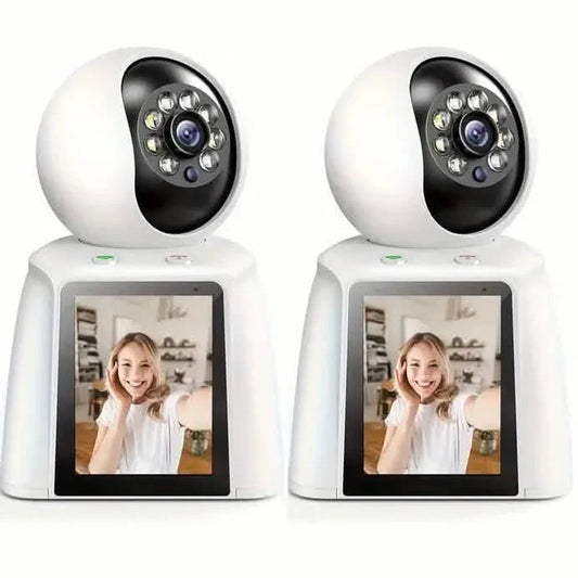 2-Pack: 2K Indoor Security Camera | 2-Way Audio & Video Call + Night Vision