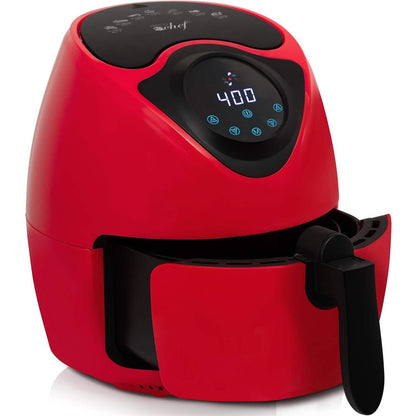 Deco Chef 3.7QT Electric Oil-Free Digital Air Fryer for Healthy Frying