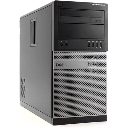 Dell OptiPlex 990 Tower Computer PC Windows 10 Home 64 Bit with 22" Widescreen Monitor (Refurbished)