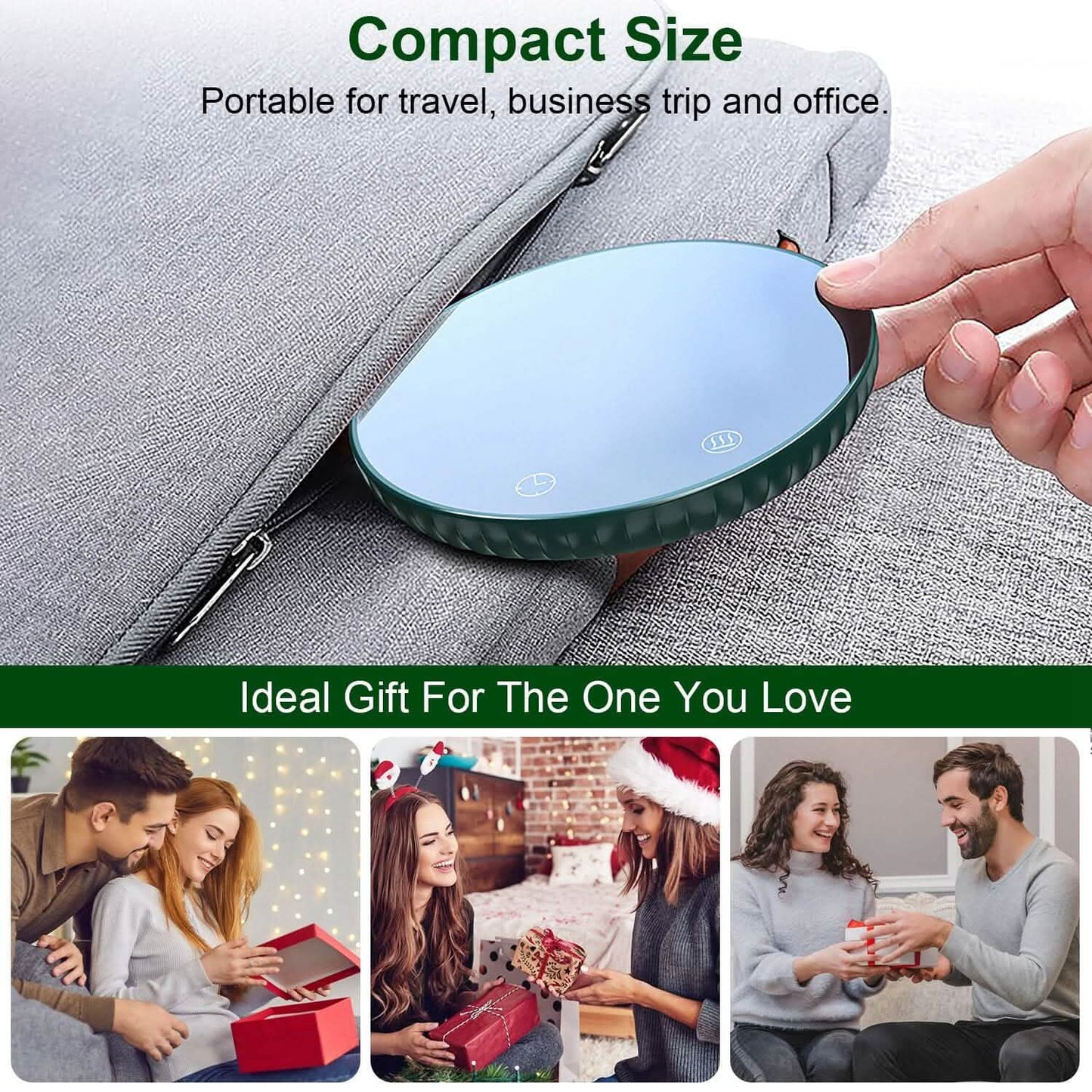 Desktop Electric Cup Warmer Auto Off Over Heating Protection Smart Timer Setting