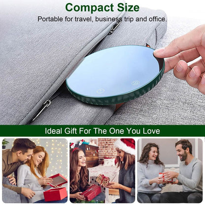 Desktop Electric Cup Warmer Auto Off Over Heating Protection Smart Timer Setting