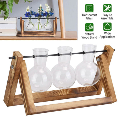 Desktop Glass Bulb Planter