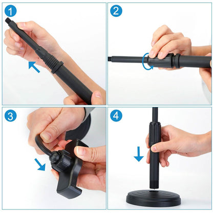 Desktop Phone Stand with Adjustable Angle Height
