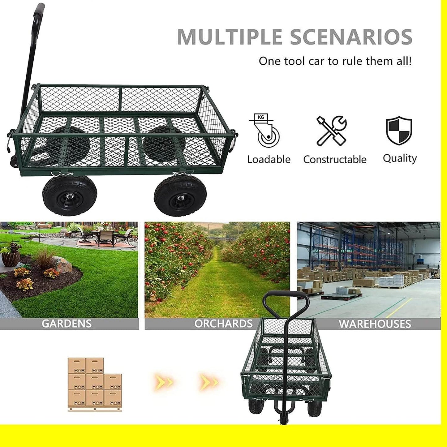 Detachable Utility Van Garden Truck