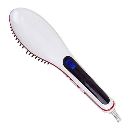 Detangling Hair Straightener Brush - Assorted Colors
