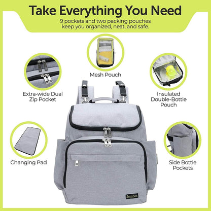 Diaper Backpack for Mom and Dad