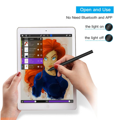 Digital Active Stylus Pen Pencil For iPad Android TouchScreen Fine Tip 1.5mm