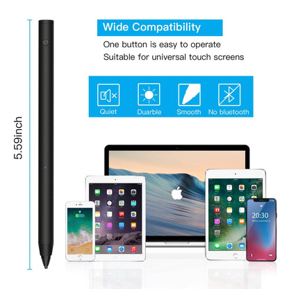 Digital Active Stylus Pen Pencil For iPad Android TouchScreen Fine Tip 1.5mm