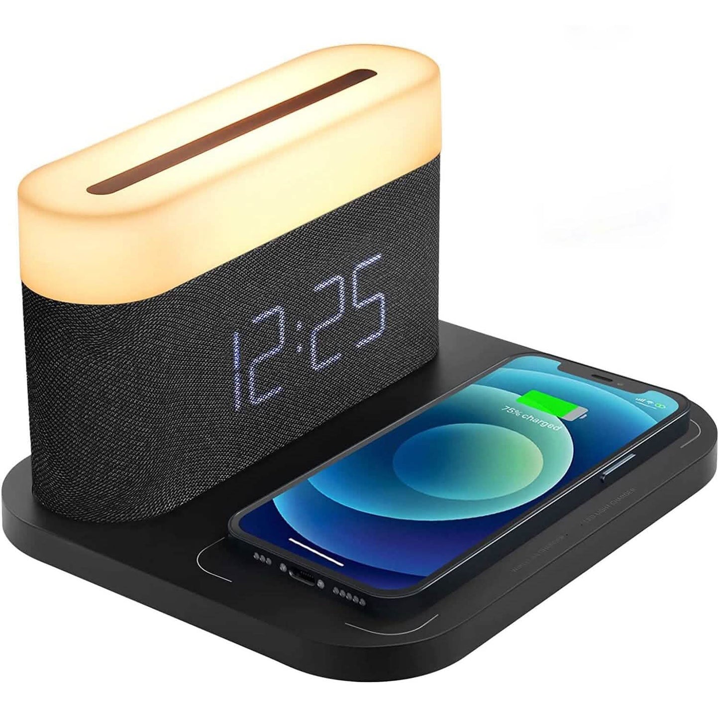 Digital Alarm Clock with Wireless Charging