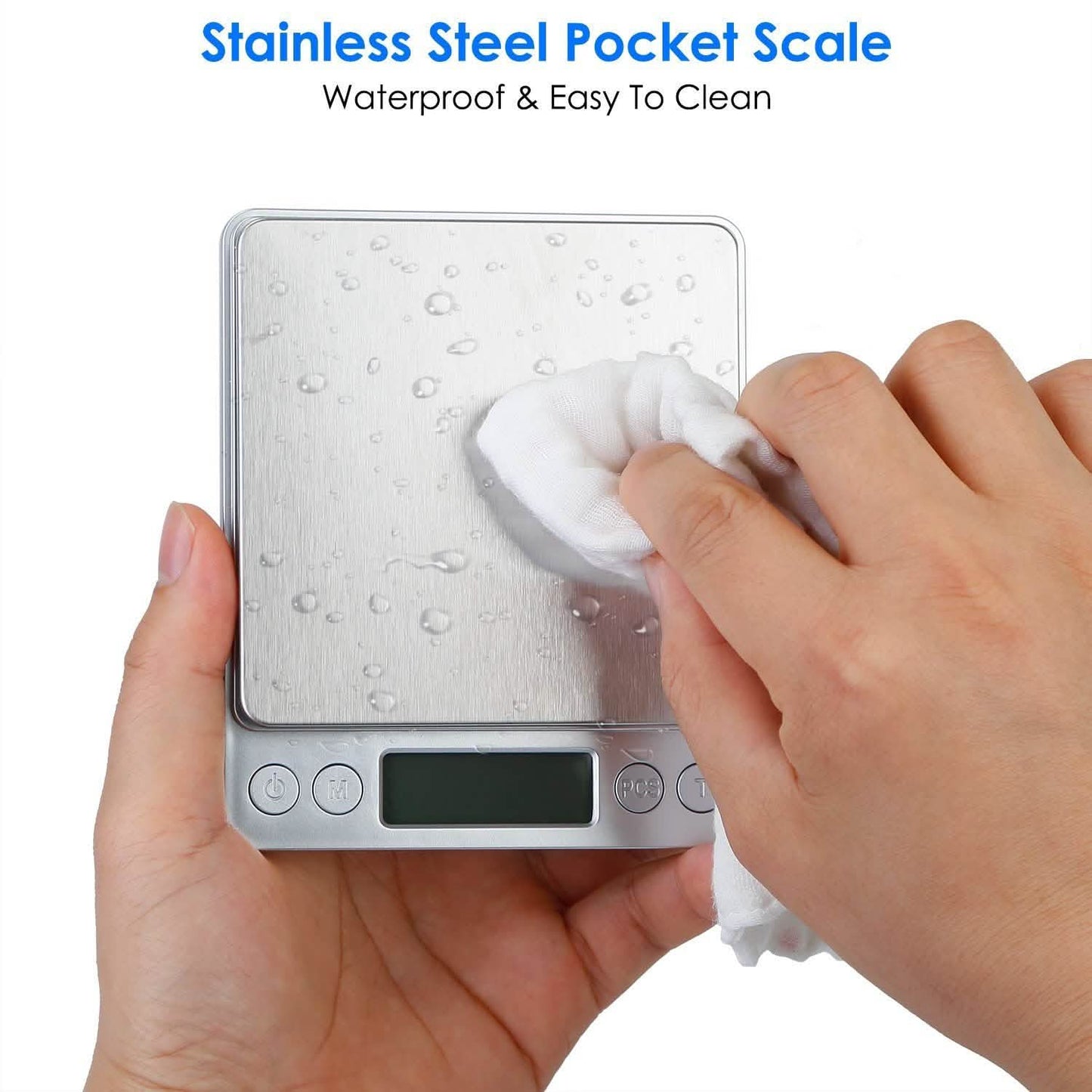 Digital Kitchen Scale with Dual Trays