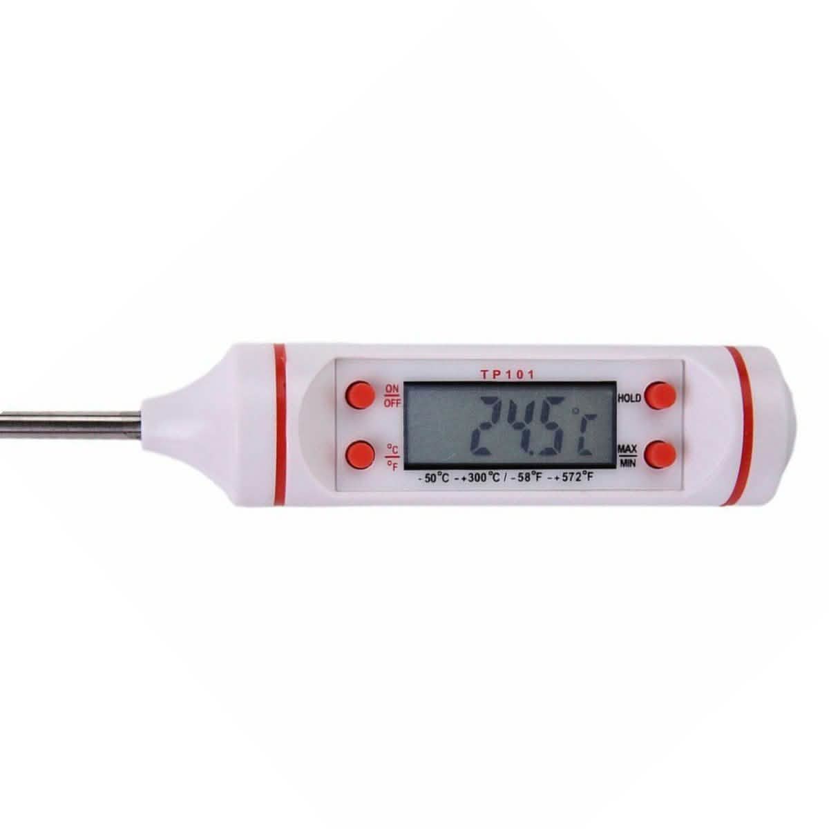 Digital Meat Thermometer with LCD Display for BBQs & Ovens