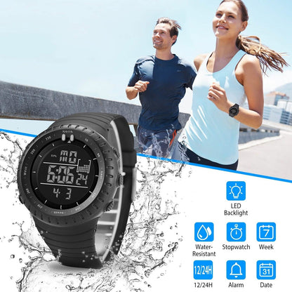 Digital Men's Sports Military Tactical Wrist Watch