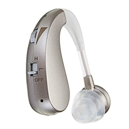 Digital Rechargeable Hearing Aids Acousticon Amplifier Audiphone Behind Ear Sound