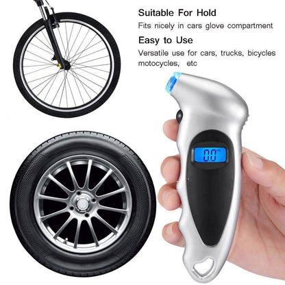 Digital Tire Pressure Gauge 150 PSI 4 Settings